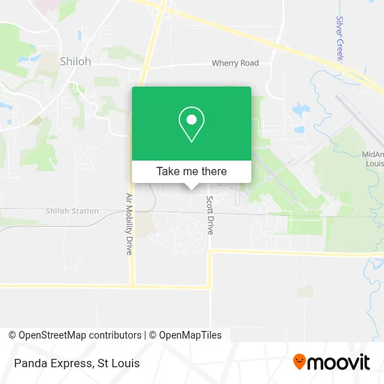 Panda Express map