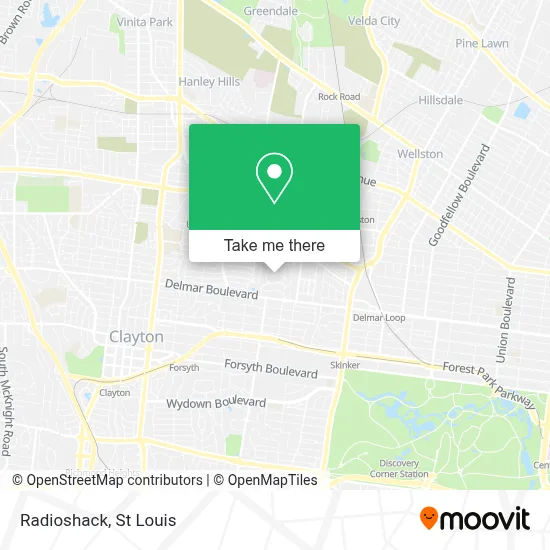 Radioshack map
