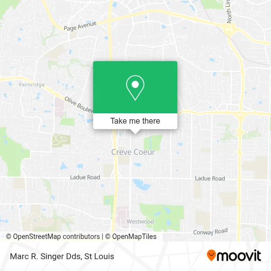 Marc R. Singer Dds map