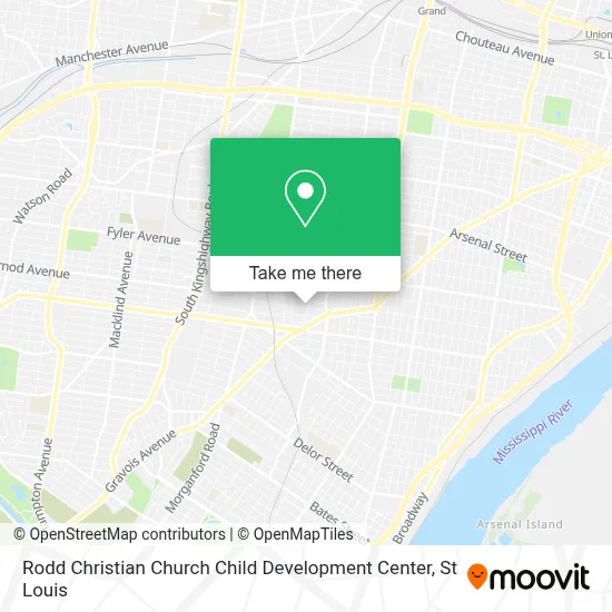 Rodd Christian Church Child Development Center map