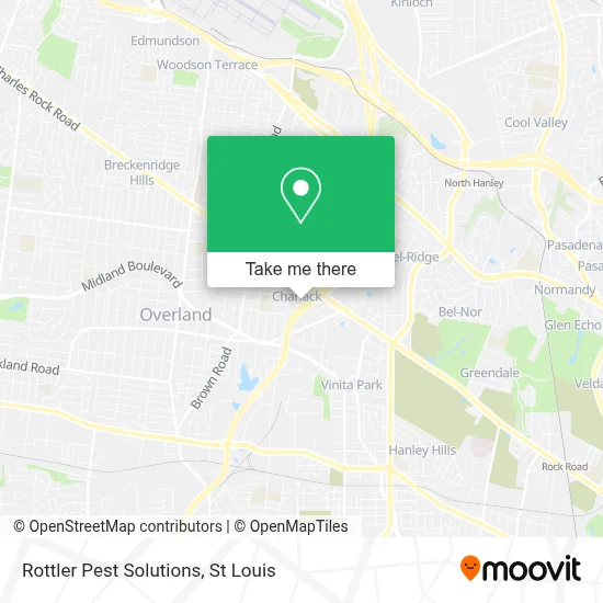 Rottler Pest Solutions map