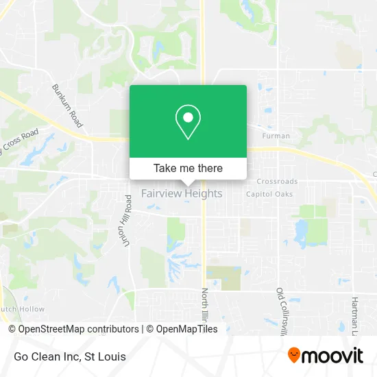 Go Clean Inc map