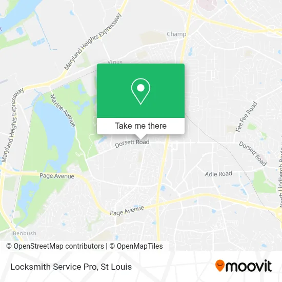 Locksmith Service Pro map