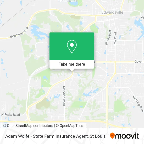 Adam Wolfe - State Farm Insurance Agent map