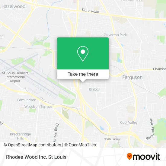 Rhodes Wood Inc map