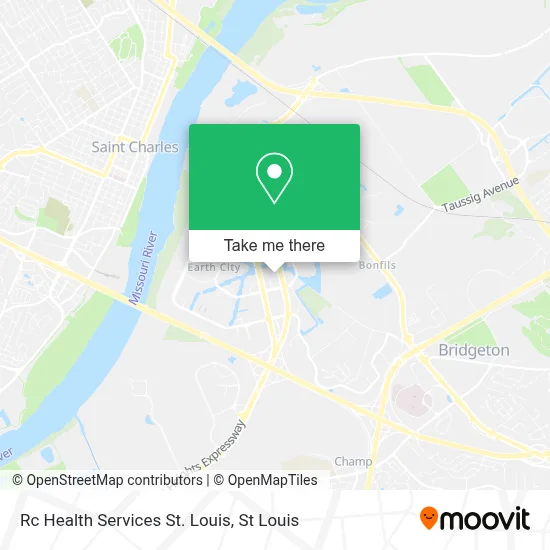 Rc Health Services St. Louis map