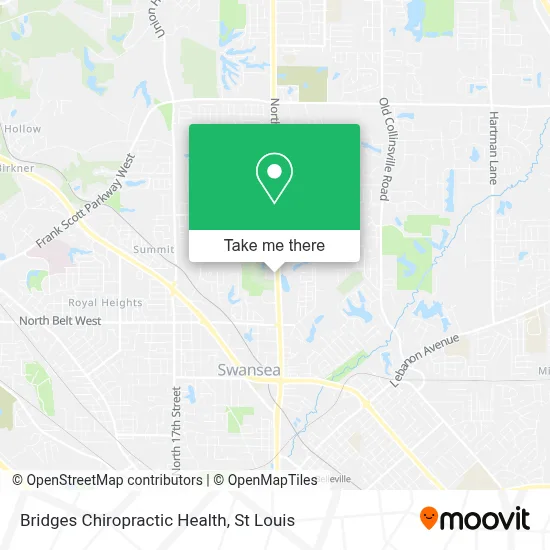Bridges Chiropractic Health map