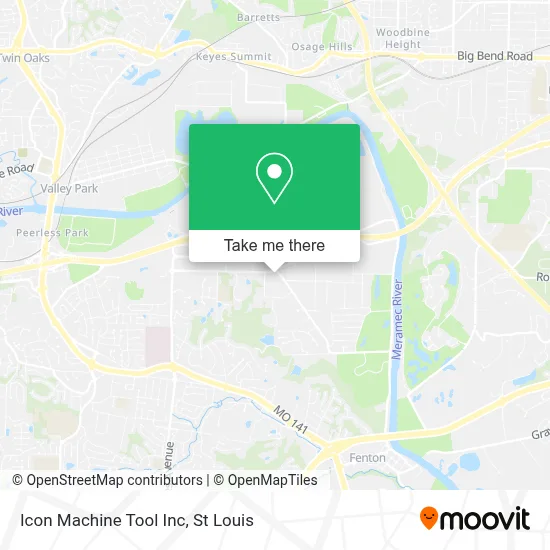 Icon Machine Tool Inc map