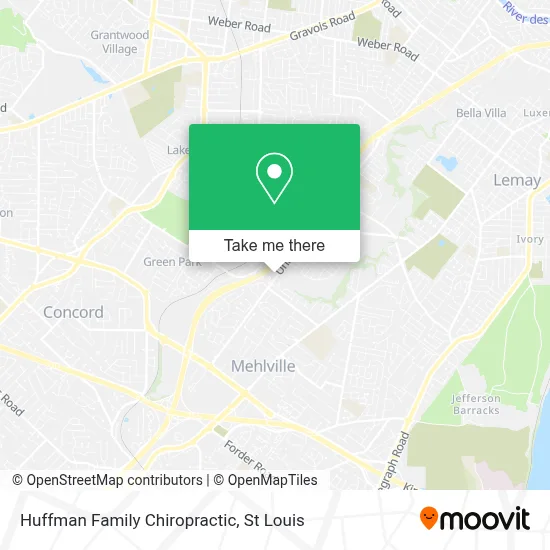 Huffman Family Chiropractic map