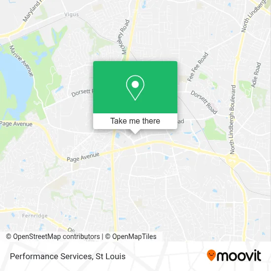 Performance Services map