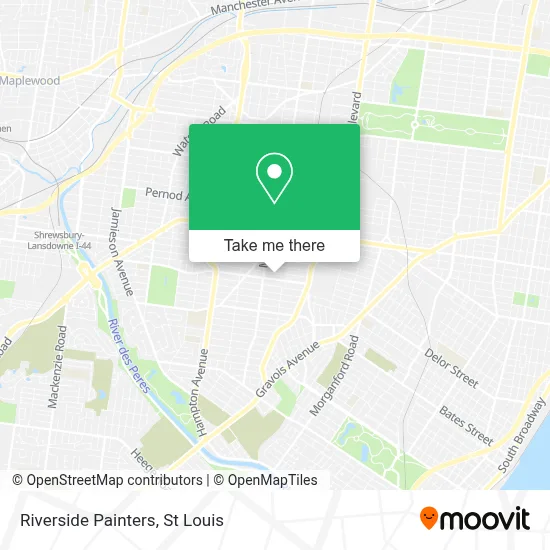 Riverside Painters map