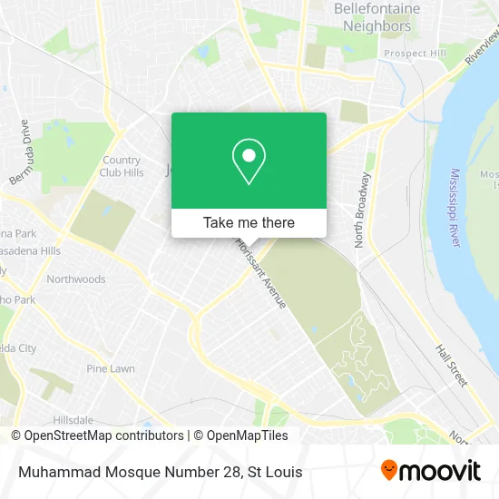 Muhammad Mosque Number 28 map