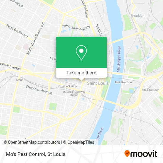Mo's Pest Control map