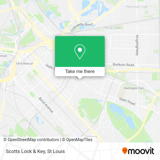 Scotts Lock & Key map