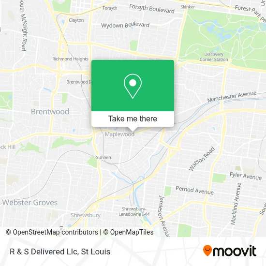 R & S Delivered Llc map