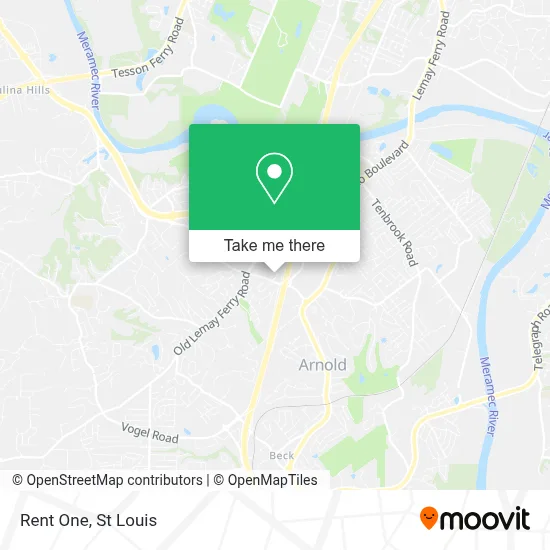 Rent One map