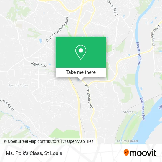 Ms. Polk's Class map