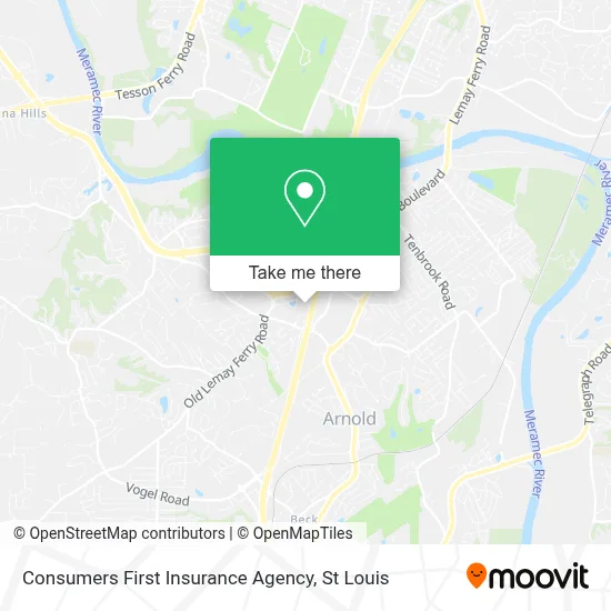 Consumers First Insurance Agency map