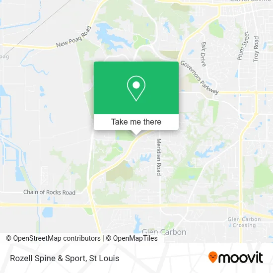 Rozell Spine & Sport map
