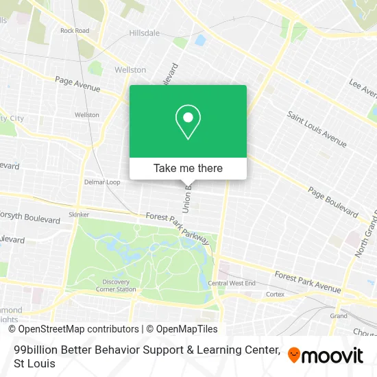 99billion Better Behavior Support  & Learning Center map