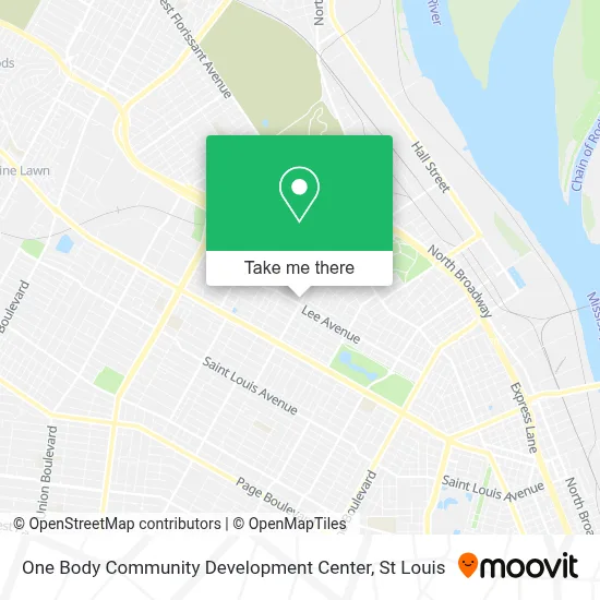 One Body Community Development Center map