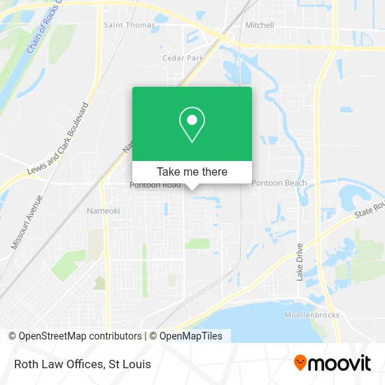 Roth Law Offices map