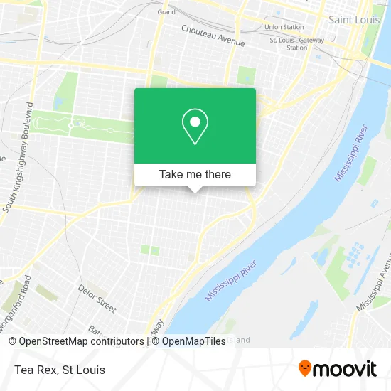 Tea Rex map