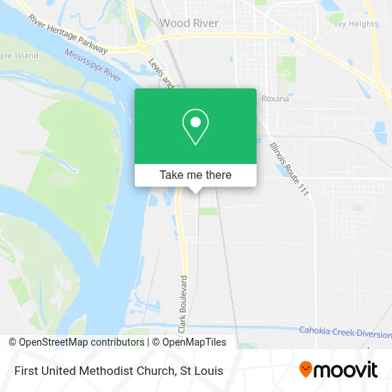 First United Methodist Church map