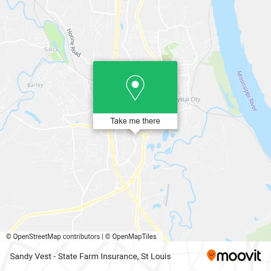 Sandy Vest - State Farm Insurance map