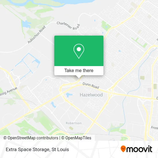 Extra Space Storage map