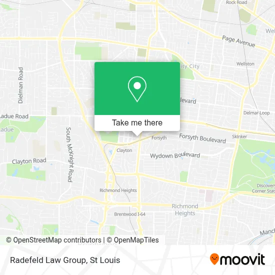 Radefeld Law Group map