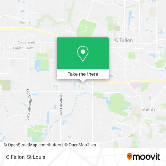 O Fallon map
