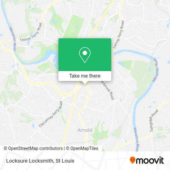 Locksure Locksmith map