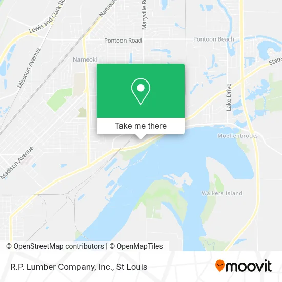 R.P. Lumber Company, Inc. map