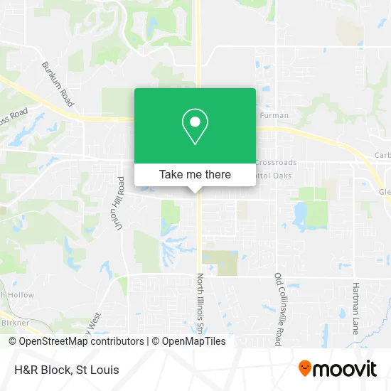 H&R Block map