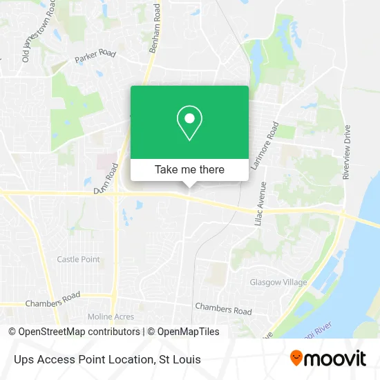 Ups Access Point Location map