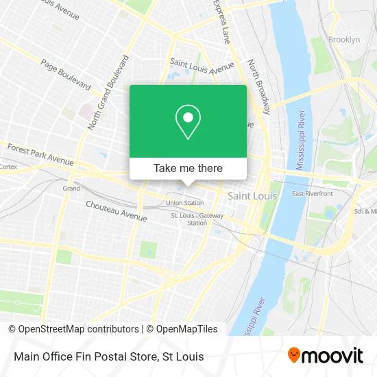 Main Office Fin Postal Store map