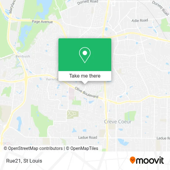 Rue21 map