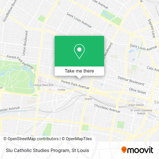 Slu Catholic Studies Program map