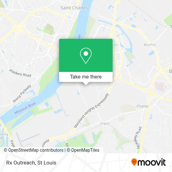 Rx Outreach map