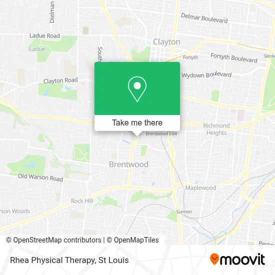 Rhea Physical Therapy map