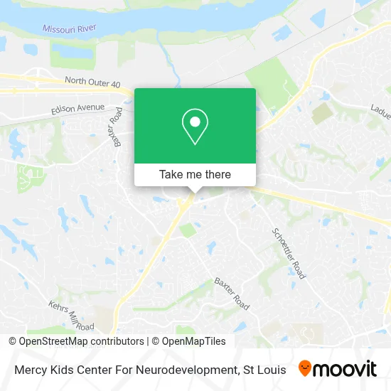 Mercy Kids Center For Neurodevelopment map