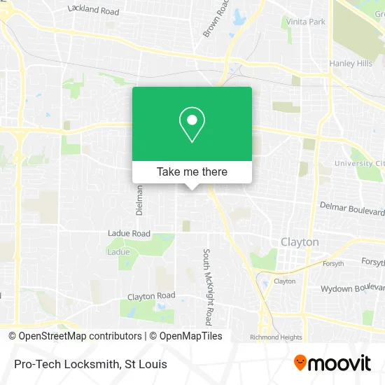 Pro-Tech Locksmith map