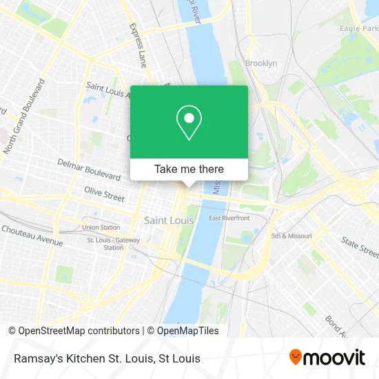 Ramsay's Kitchen St. Louis map