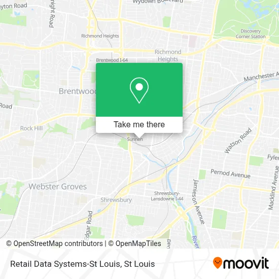 Retail Data Systems-St Louis map