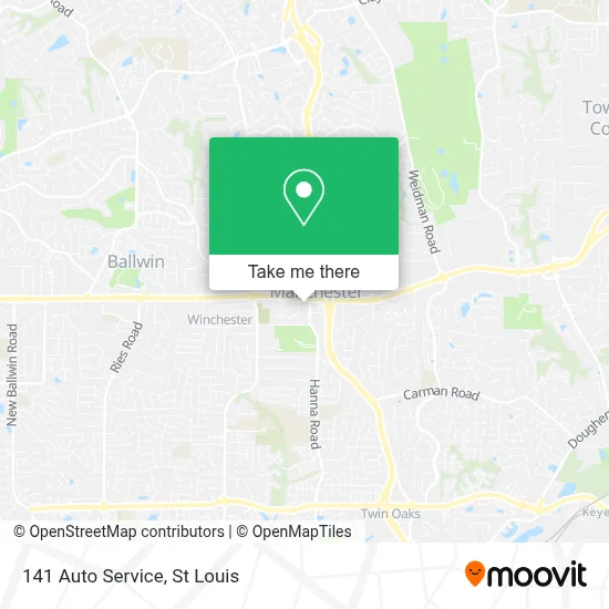 141 Auto Service map