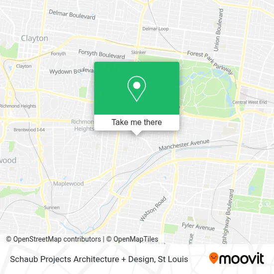 Schaub Projects Architecture + Design map