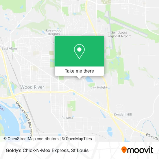 Goldy's Chick-N-Mex Express map