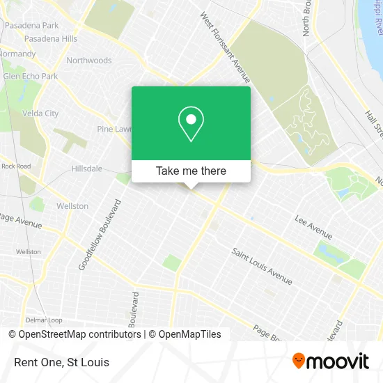 Rent One map