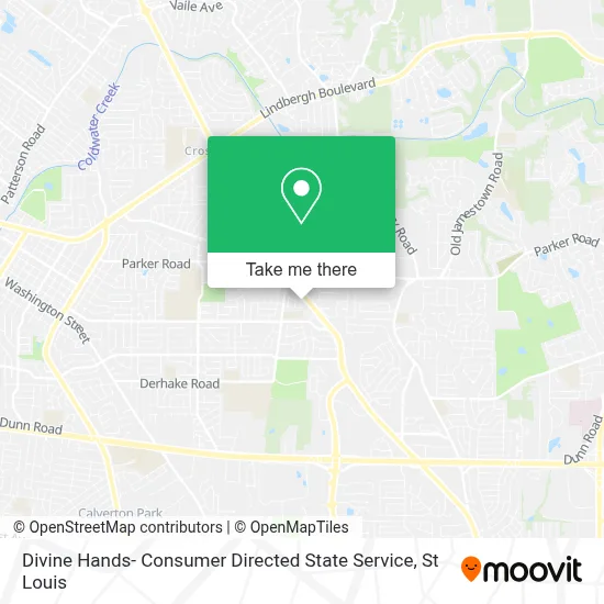 Divine Hands- Consumer Directed State Service map